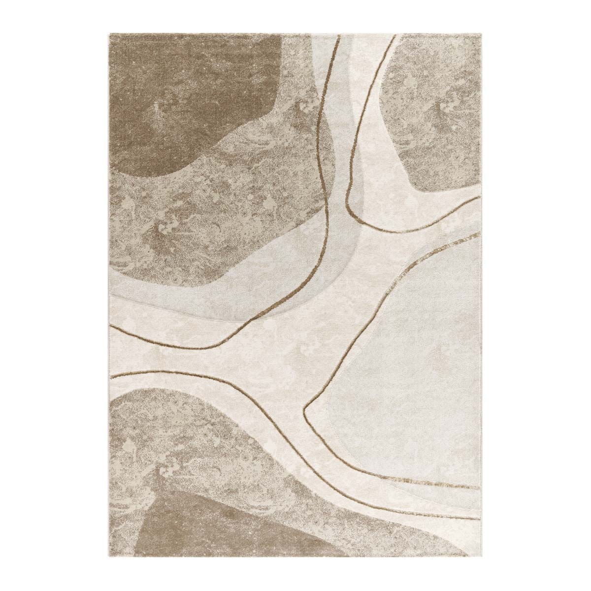 Teppich Kurzflor - Calm Waves Beige - overzicht Teppich Kurzflor - Calm Waves Beige - overzicht