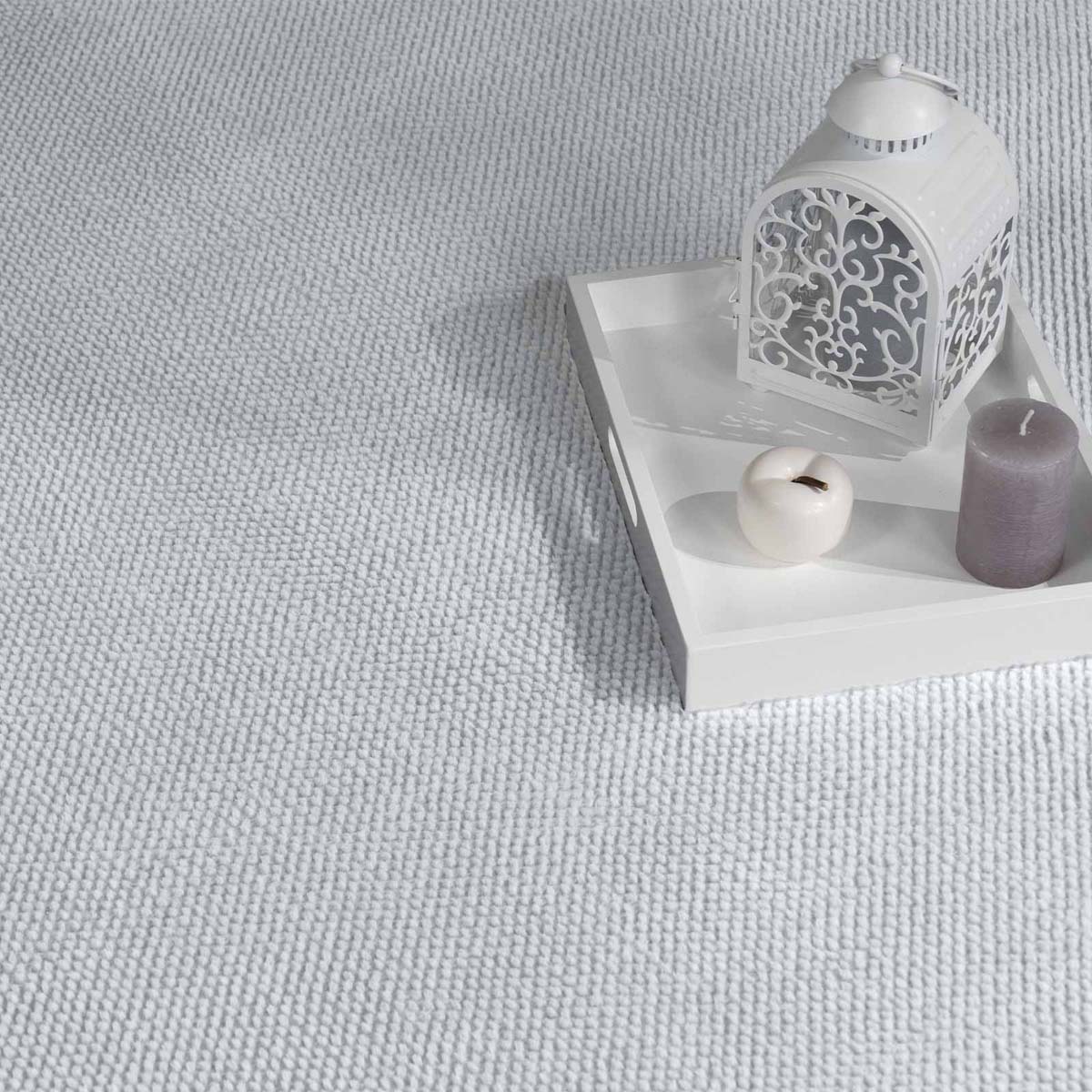 Flauschiger Teppich - Bubble Grau - close up Flauschiger Teppich - Bubble Grau - close up