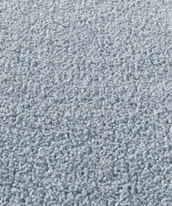 Teppich Rund Kurzflor - Bliss Hellblau - close up, thumbnail