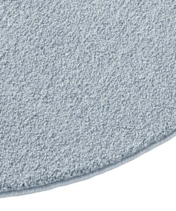 Teppich Rund Kurzflor - Bliss Hellblau - close up, thumbnail