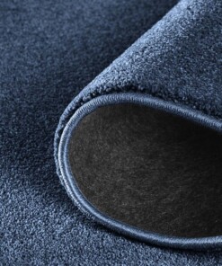 Teppich Kurzflor - Bliss Dunkelblau - close up, thumbnail
