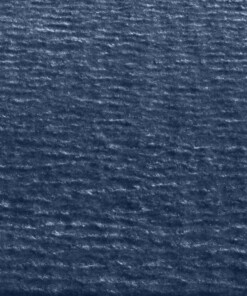 Flauschiger Teppich Rund - Lior Dunkelblau (waschbar 30°C) - close up, thumbnail