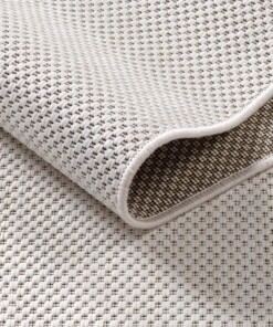 Outdoor Teppich - Elara Creme - close up, thumbnail