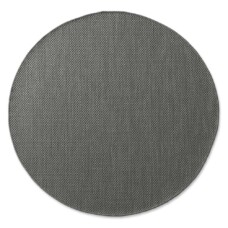 Outdoor Teppich Rund - Elara Anthrazit - overzicht, thumbnail