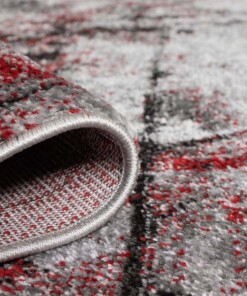 Teppich Abstrakt - Arlo Rot - close up
