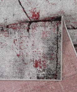 Teppich Abstrakt - Arlo Rot - close up, thumbnail