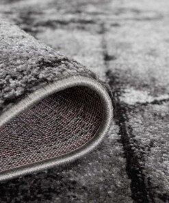 Teppich Abstrakt - Arlo Grau - close up, thumbnail
