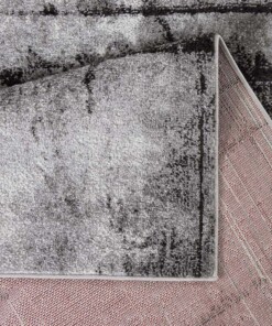 Teppich Abstrakt - Arlo Grau - close up, thumbnail