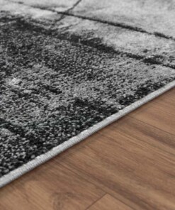 Teppich Abstrakt - Arlo Grau - close up, thumbnail