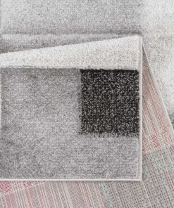 Teppich Modern - Cleo Grau/Blau - close up, thumbnail