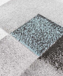 Teppich Modern - Cleo Grau/Blau - close up, thumbnail