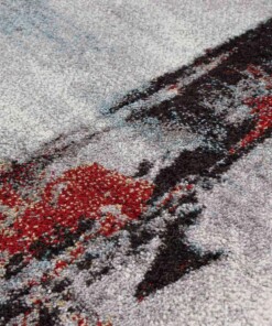 Teppich Abstrakt - Qira Multi - close up, thumbnail