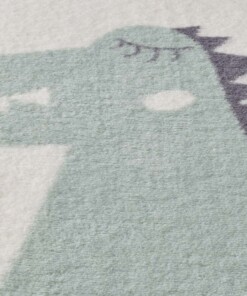 Kinderzimmerteppich - Be wild Dino Creme/Multi - close up, thumbnail Kinderzimmerteppich - Be wild Dino Creme/Multi - close up, thumbnail