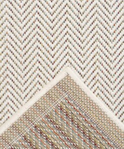Outdoor Teppich - Evia Creme - close up, thumbnail