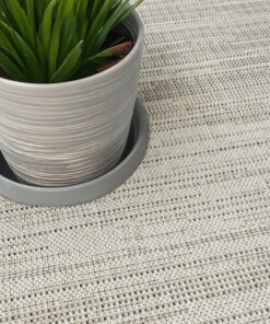 Outdoor Teppich - Suvi Beige/Grau - close up, thumbnail Outdoor Teppich - Suvi Beige/Grau - close up, thumbnail