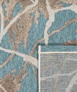 Outdoor Teppich - Marble Blau - close up, thumbnail