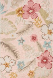 Outdoor Teppich Blumen - Yara Rosa - overzicht, thumbnail