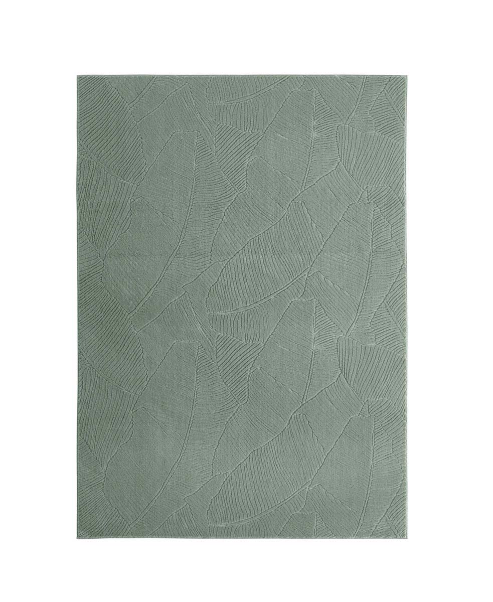 Flauschiger Teppich - Fuzz Leaf Grün - overzicht Flauschiger Teppich - Fuzz Leaf Grün - overzicht