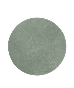 Teppich Rund Flauschig - Fuzz Leaf Grün - overzicht