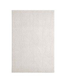 Flauschiger Teppich - Fuzz Leaf Creme - overzicht, thumbnail