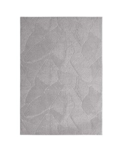 Flauschiger Teppich - Fuzz Leaf Grau - overzicht
