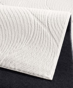 Flauschiger Teppich - Fuzz Whirl Creme - close up, thumbnail Flauschiger Teppich - Fuzz Whirl Creme - close up, thumbnail