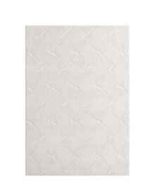 Flauschiger Teppich - Fuzz Whirl Creme - overzicht, thumbnail