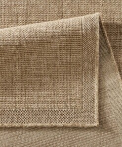 Outdoor Teppich Jute Optik - Elara Beige - close up, thumbnail