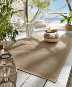 Outdoor Teppich Jute Optik - Elara Natur - sfeer