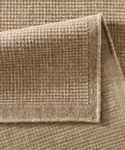 Outdoor Teppich Jute Optik - Elara Natur - close up, thumbnail