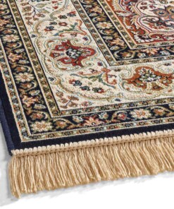 Perser Läufer - Regal Ariadne Dunkelblau - close up, thumbnail