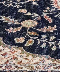 Perser Teppiche - Regal Victor Dunkelblau - close up, thumbnail