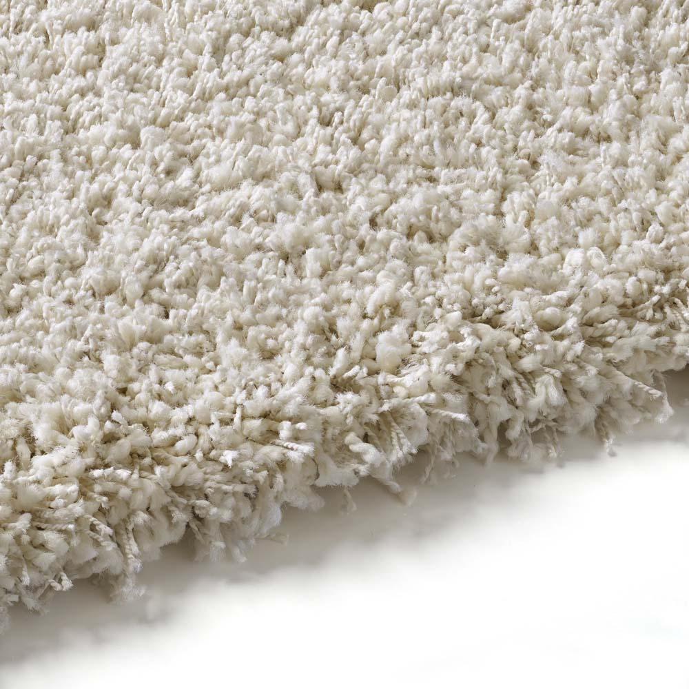 Hochflor Teppich - Shaggy Prime Creme - close up Hochflor Teppich - Shaggy Prime Creme - close up