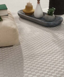 Outdoor Teppich - Aurora Weiß - close up, thumbnail Outdoor Teppich - Aurora Weiß - close up, thumbnail