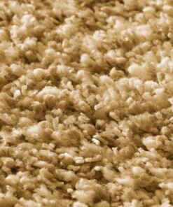 Hochflor Teppich Rund - Shaggy Prime Gold