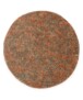 Hochflor Teppich Rund - Blend Orange/Blau - overzicht, thumbnail