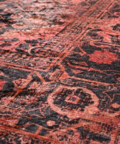 Waschbarer Läufer - Leona Rot - close up, thumbnail