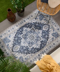 Outdoor Teppich Vintage - Valenca Brio Blau