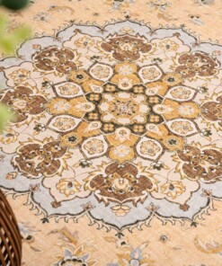 Outdoor Teppich Quadratisch Vintage - Valenca Nova Gelb