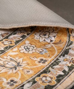 Outdoor Teppich Oval Vintage - Valenca Nova Gelb