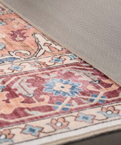 Outdoor Teppich Vintage - Valenca Fino Creme/Rot