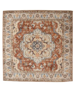 Outdoor Teppich Quadratisch Vintage - Valenca Fino Terrakotta