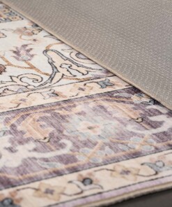 Outdoor Teppich Quadratisch Vintage - Valenca Fino Lila/Rosa