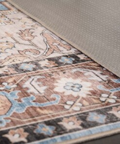 Outdoor Teppich Quadratisch Vintage - Valenca Fino Blau Outdoor Teppich Quadratisch Vintage - Valenca Fino Blau