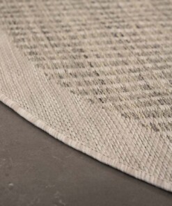 Outdoor Teppiche Rund - Coastal Grau - close up, thumbnail
