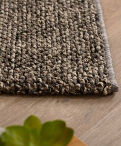 Läufer Kurzflor - Loom Grau - close up, thumbnail