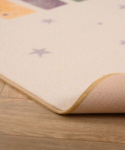 Kinderteppiche - Joy Regenbogen Creme - close up, thumbnail Kinderteppiche - Joy Regenbogen Creme - close up, thumbnail