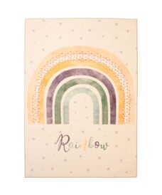 Kinderteppiche - Joy Regenbogen Creme - overzicht, thumbnail