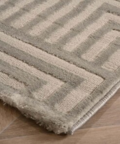 Teppich Skandinavisch - Serene Voss Silber - close up, thumbnail Teppich Skandinavisch - Serene Voss Silber - close up, thumbnail