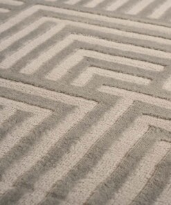 Teppich Skandinavisch - Serene Voss Silber - close up, thumbnail Teppich Skandinavisch - Serene Voss Silber - close up, thumbnail